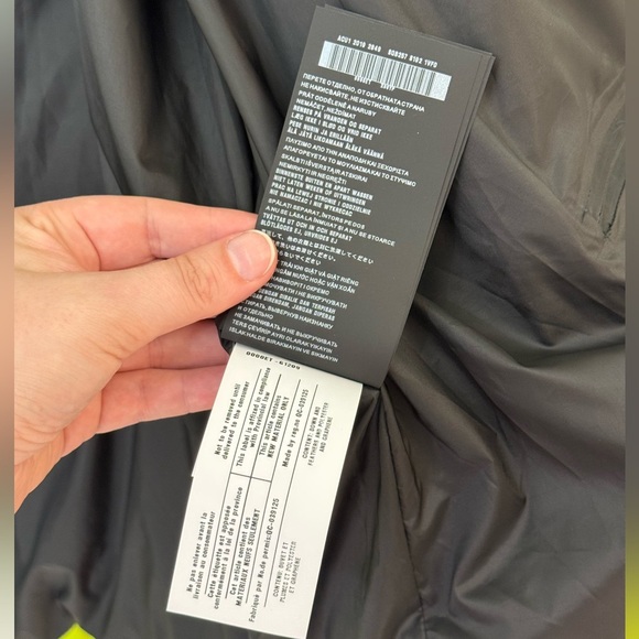 Prada Linea Rossa Down Puffer Coat Neon Yellow LR-HX015 Size XXL - Picture 13 of 14